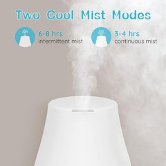Portable Aromatherapy Diffuser Humidifier Night Light Adjustable Mist Modes New