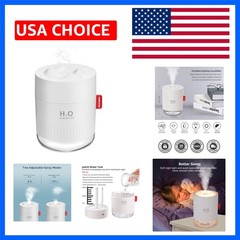 Portable Mini Humidifier, 500ml Small Cool Mist Humidifier, USB Personal Desk…