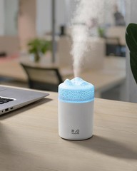 Portable Mini Humidifier Volcanic Texture Colorful 300mL USB Bedroom|Office|Car!