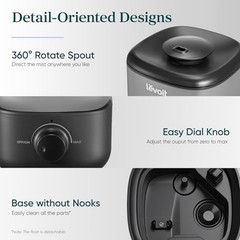 Top-Fill Ultrasonic Cool Mist Humidifier, Quiet Operation, 360° Nozzle, 2.5L, Au