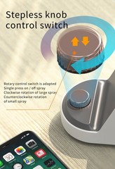 Adjustable Spray Size Wireless Charging Humidifier Over Voltage Protection