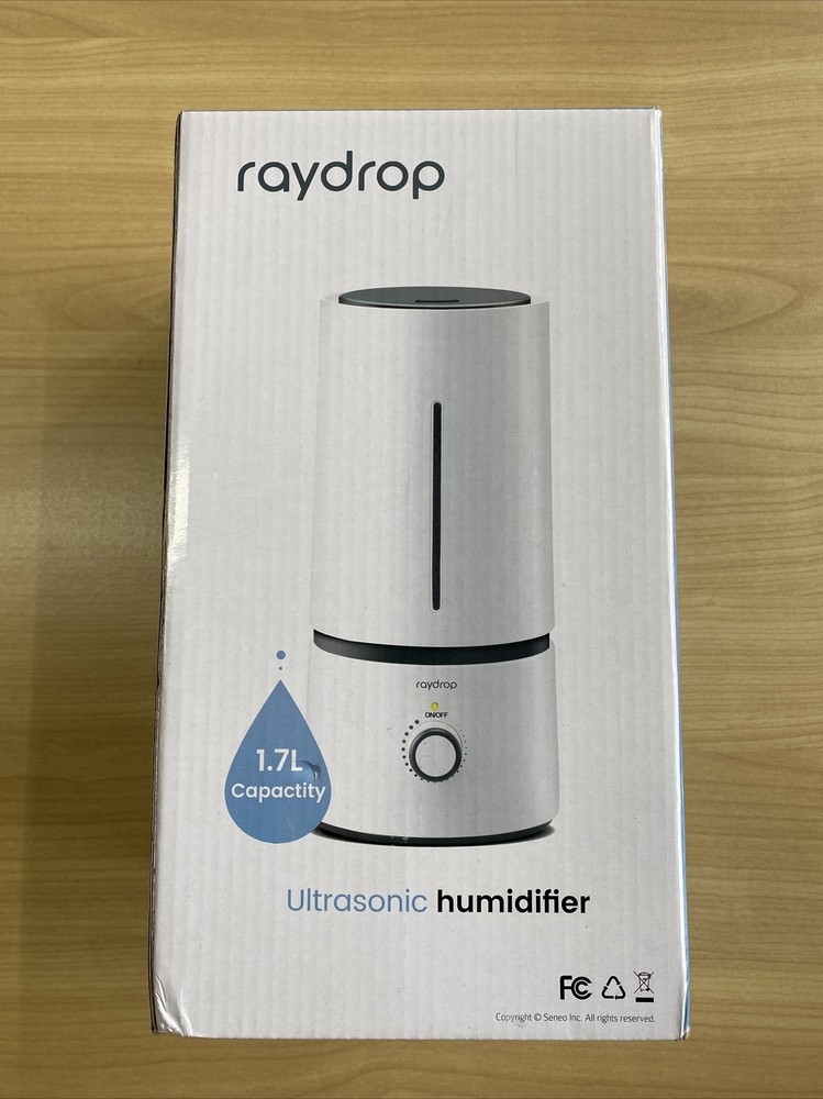Raydrop Ultrasonic Cool Mist Humidifier 1.7L Capacity Cylindrical Model KC-RD03