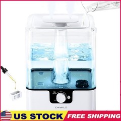 6L Top Fill Cool Mist Humidifier Baby Nursery Large Room Quiet Diffuser White