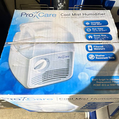 ProCare Cool Mist Humidifier 250 sq ft Filtered Moisture Shatter Resistant Tank