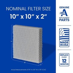 10 Whole House Humidifier Water Panel Filter Replacement 110-558