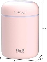 Personal Mini Humidifier for Bedroom & Office with USB Power – Safe & Practical