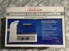 Humidifier Ultrasonic Cool Spray Sunbeam Model 660-2 Vintage SCM-660 New