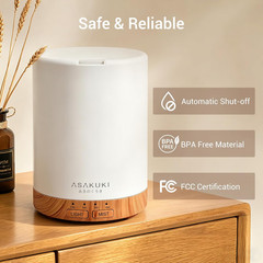 Essential Oil Diffuser for Home, 300 Ml Humidifier with Automatic Shut-Off, Quie