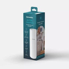 Homedics Portable Ultrasonic Humidifier with Night-Light and Aromatherapy White