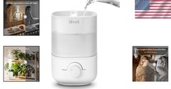 Easy Clean 2.5L Top Fill Humidifier with 360° Nozzle for Optimal Air Quality