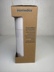 NIB HoMedics Breathe Better Portable Ultrasonic Humidifier In White