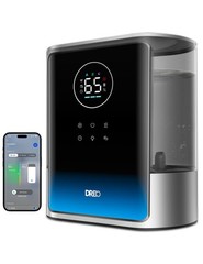8L Smart Humidifier for Large Room, 80H Runtime, Warm and Cool Mist