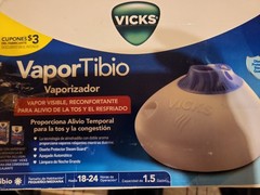 Vicks Warm Steam Vaporizer Humidifer 1.5 Gallon Small/Medium 18-24Hours