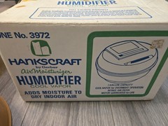 Vintage Hankscraft Gerber Cool Vapor Humidifier #3972 Works Original Box