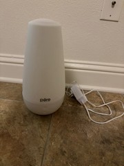 Pure Enrichment Ultrasonic Quiet Tabletop Humidifier White 0.6 Gal 8Hr Timer