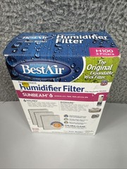 Best Air H100 Replacement Humidifier Filters 3-Pack w/ Clips Holmes / Bionaire