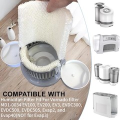 For Vornado Humidifier Wick Filter Pad 2 Pack for Model EVDC300 EVDC500 505