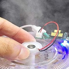 3Pcs Reusable Microporous Ceramic Discs Humidifier Fogger Parts Multicolor