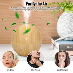 LED Air Aroma Diffuser 7 Colors Essential Oil Humidifier Mist Maker Aromatherapy