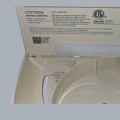 Canopy Bedside 2.0 Humidifier Cream Open Box + 6 NEW Unopened Filters