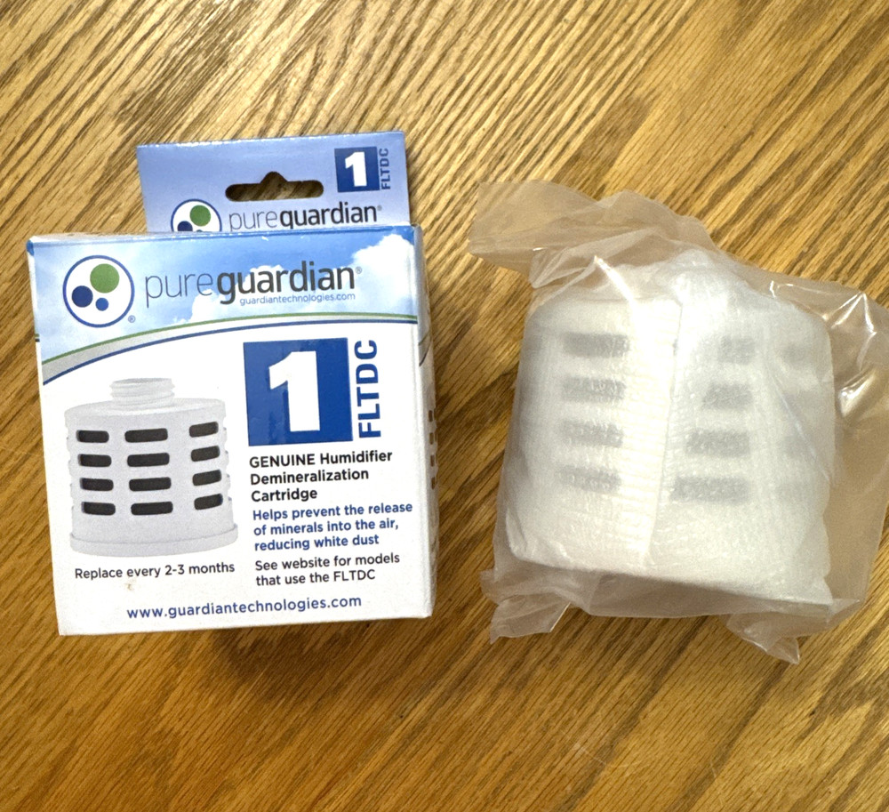 New PureGuardian Humidifier Demineralization Filter Cartridge #1 Filter Sealed
