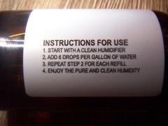 HUMIDIPURE Natural Concentrate 200 Day Humidifier Treatment Additive 1 oz Bottle