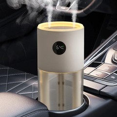 3000mAh Battery Air Humidifier for Car Portable Double Spray Port Big