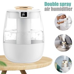 1.3L Humidifiers Ultrasonic Warm & Cool Mist LED Humidifier Top Fill for Bedroom