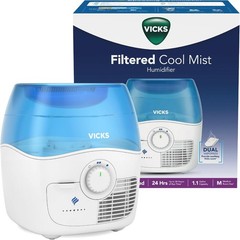 Filtered Cool Mist Humidifier Medium Room 1.1 Gallon Tank Humidifier Baby & Kids