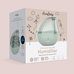 Pure Enrichment Purebaby Ultrasonic Cool Mist Humidifier & Soft Glow Night Light