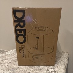 Dreo HM306 Cool Mist Tabletop Humidifier, Digital Display, Wi-Fi, Brown