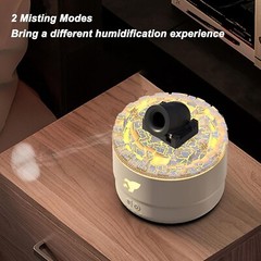 Essential Oil Diffuser Household Electric Ultrasonic LED Cannon Humidifier