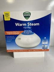 Vicks Warm Steam Vaporizer & Humidifier 1.5 Gallon Tank for Small and Medium