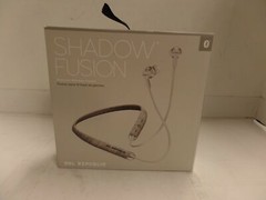 SOL REPUBLIC Shadow Fusion Bluetooth Earbuds, Grey 10-Hour Playtime Comfortab…