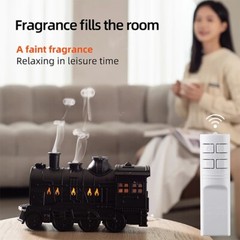 Train Locomotive Air Humidifier Ultrasonic Aromatherapy Diffusers Mist Maker