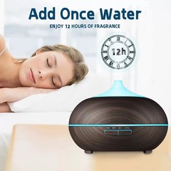Essential Oil Diffuser 550ml Ultrasonic Aromatherapy Humidifier with Auto Shut