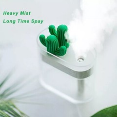 160ML Ultrasonic Air Humidifier Cactus Light USB Essential