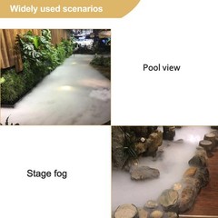 400ML/H Ultrasonic Mist Maker Fogger Water Fountain Pond Fog Machine7827