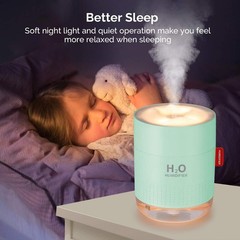 500ml Personal Humidifier with Two Mist Settings – Safe for Baby Rooms & Offices