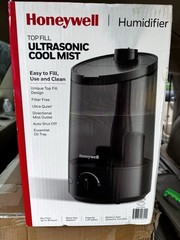 Honeywell HUL585B Top Fill Ultrasonic Cool Mist Humidifier 1.25 Gal Open
