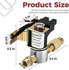 24V Humidifier Solenoid Valve Fit GeneralAire 1042 1042L 1040L