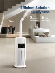 Humidifier Large Room 4.8Gal/18L, Quiet Whole House Humidifier for Home Plant…