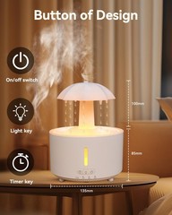 Mist Humidifier,Clouds and Cool Super Quiet, Easy to Fill & Clean, Auto Shut-Off