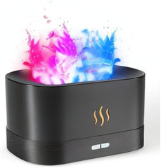 Colorful Flame Air Aroma Diffuser Humidifier, Upgraded 7 Flame Colors Noiseless
