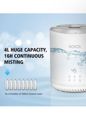 Humidifier, Koios Ultrasonic Cool Mist 4L 8oz Humidifier