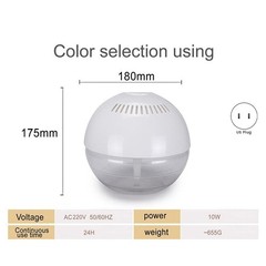 Liquid Air Fresheners Revitaliser LED Light Colour Changing Bedroom1788