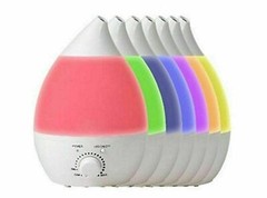 Remedies Rainbow Cool Mist Color Changing Aromatherapy Diffuses Humidifier NEW