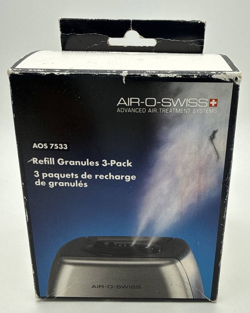 AIR-O-SWISS 7533 Demineralization Granule Packets (2 Un-opened Refills) NOT 3