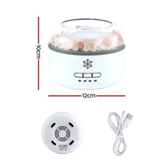 Devanti 150ml Essential Oil Diffuser Ultrasonic Salt Lamp Air Humidifier
