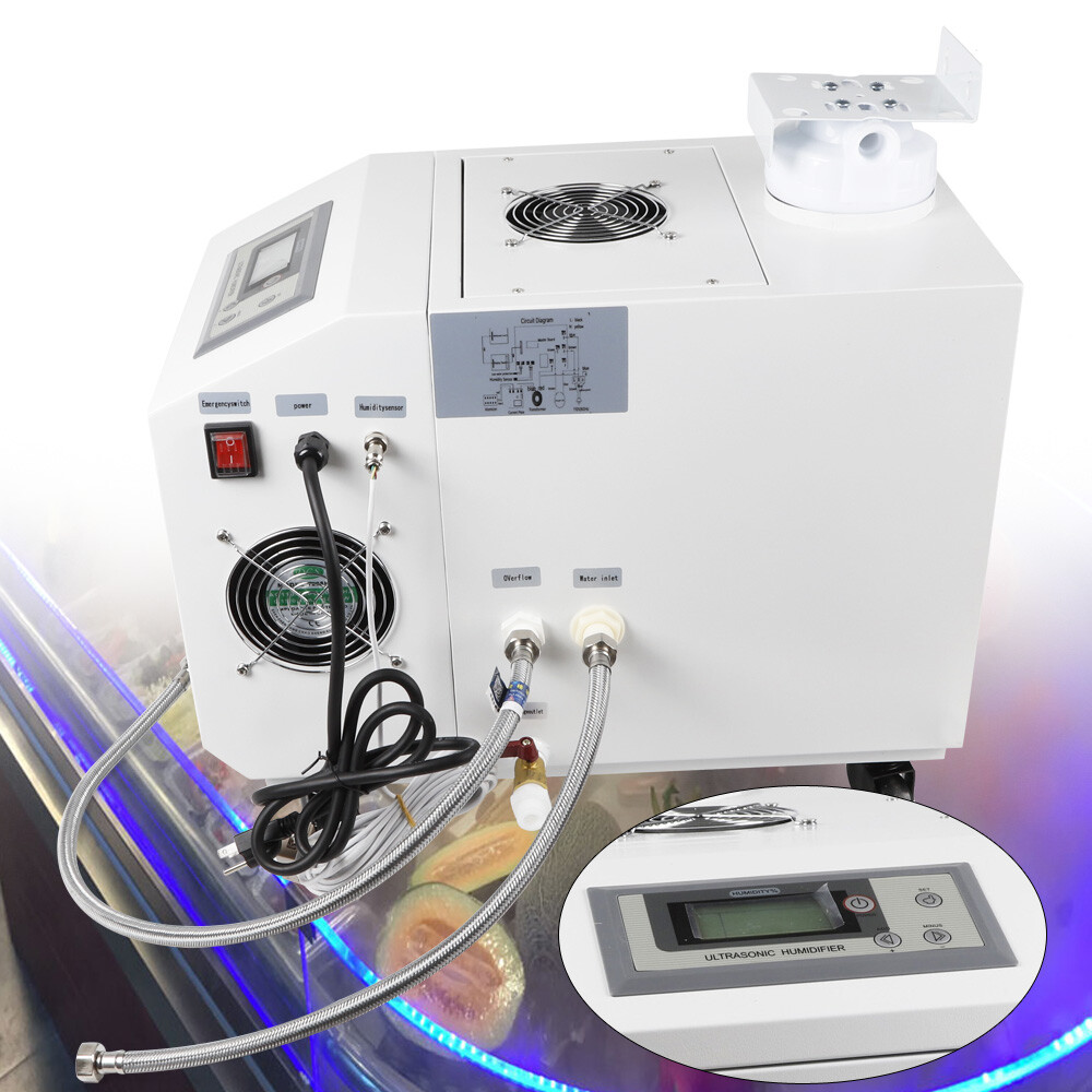 160m³/h Ultrasonic Humidifier 110V 300W Commercial Continuous Cool Fog Sprayer